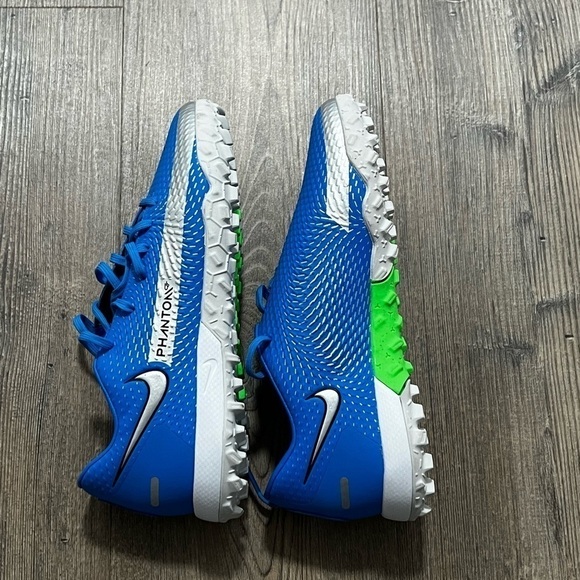 Nike Phantom GT Academy TF Blue/MetallicSilver Turf Soccer Shoes Men’s 5.5 NWOT main image 4